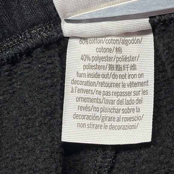 Victoria's Secret PINK Jogger Sweatpants Women's Size‎ Small Black Turquoise - Picture 9 of 12